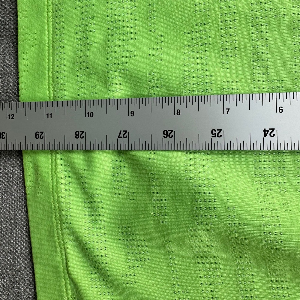 Under Armour Polo Shirt Mens Large Teal Green HeatGear Colorblock Logo - Picture 7 of 9